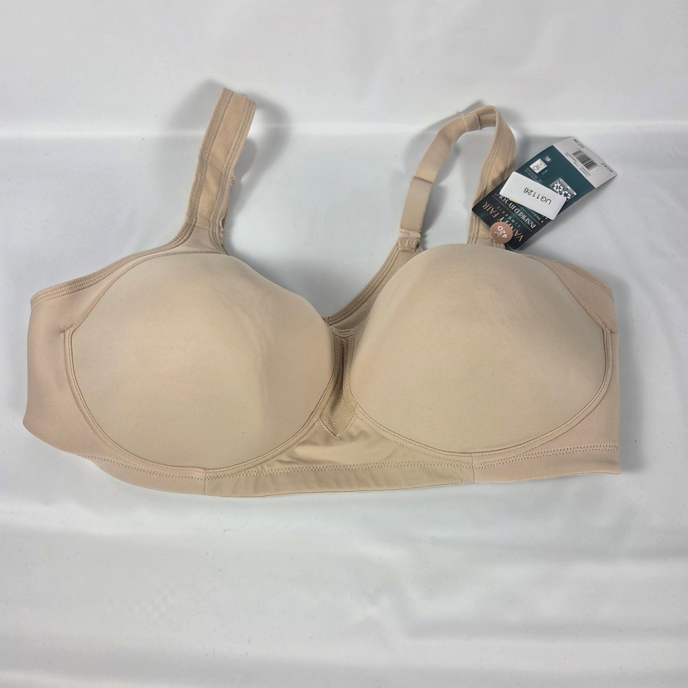 Vanity Fair Nude Wirefree Full Coverage Bra 42D NWT UG1126